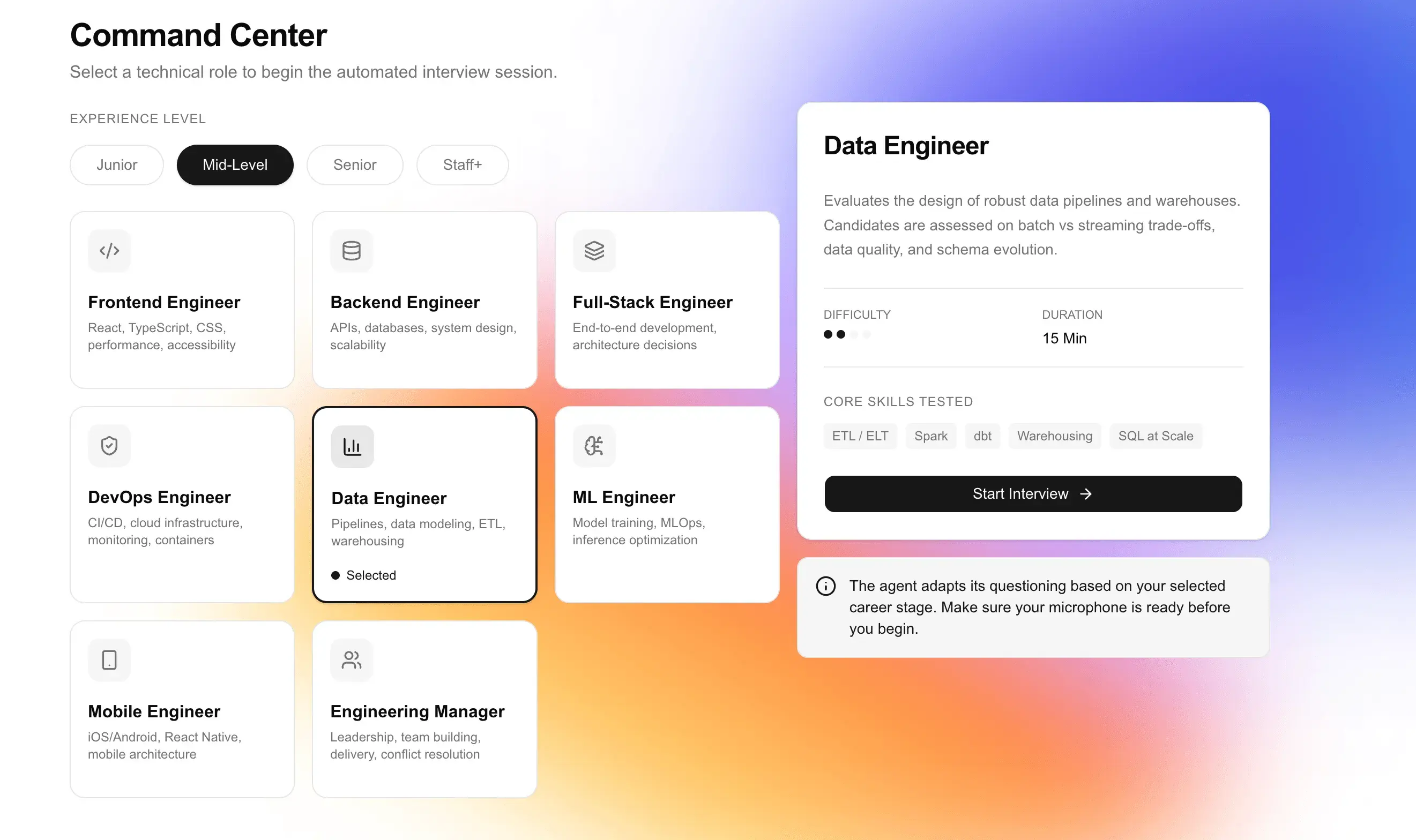 AI-Powered Mock Interviews