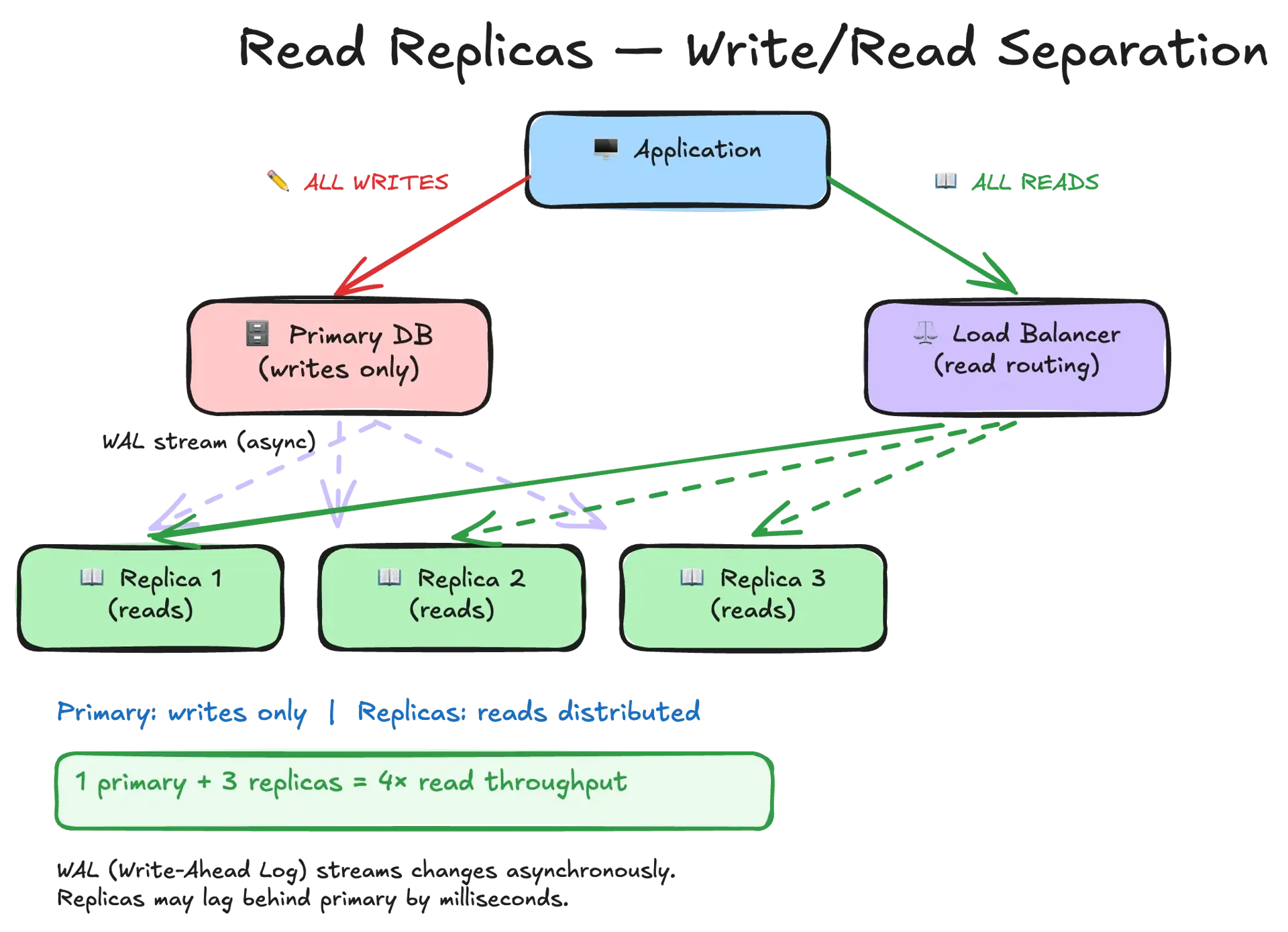 Replication & Caching — Event Looped